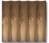 10x50 Bamboo Gold Cracked Glaze Handmade Ceramic